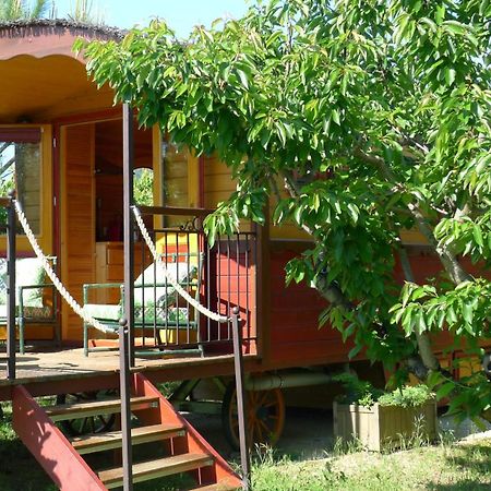 Les Piegonnaises - 2 Roulottes Villa Exterior foto